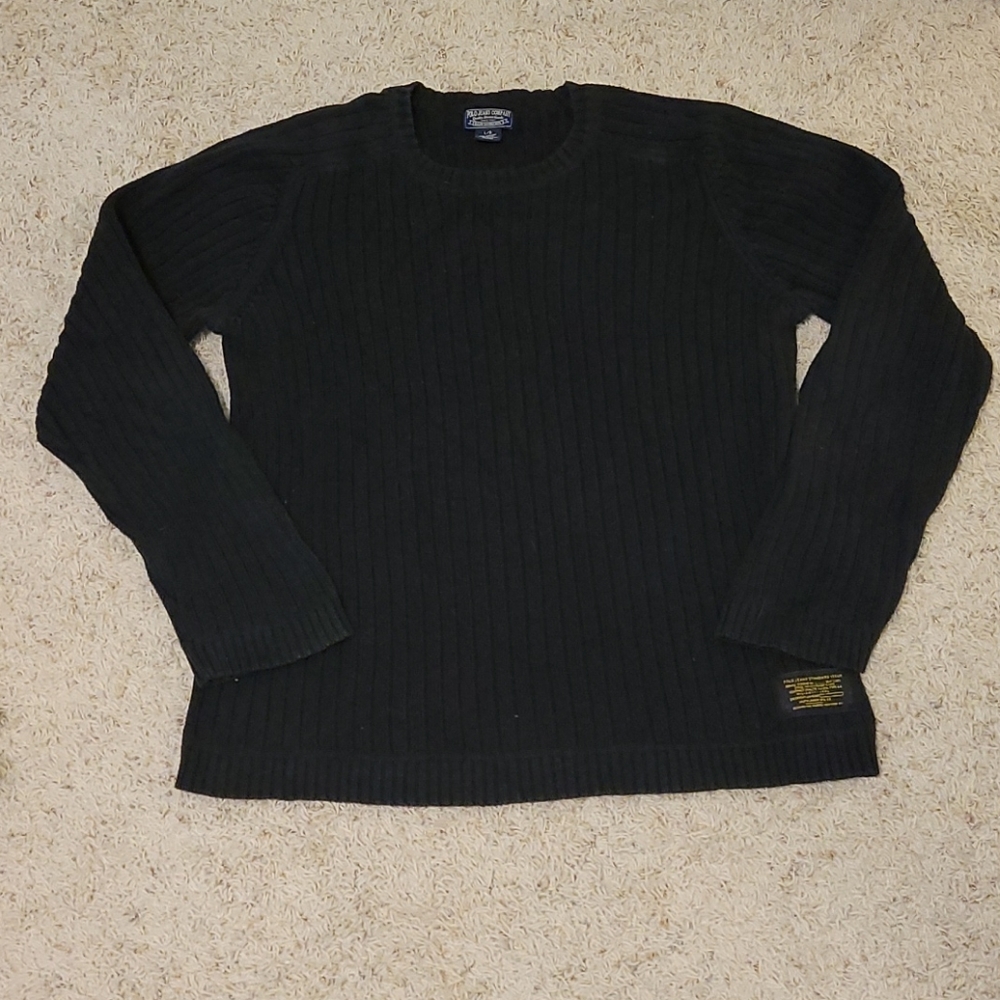 Large, Black Polo Jeans Company sweater